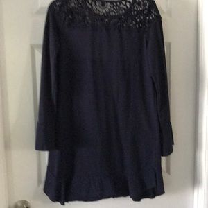Crown and Ivey navy tunic dress